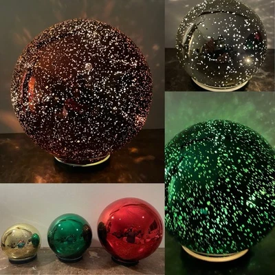 Juego de 3 esferas de vidrio de mercurio para interiores y exteriores con temporizador puede colgar Valerie Multi Foto 1 de 4