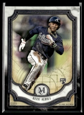 2018 Topps Museum Collection Ozzie Albies RC Atlanta Braves #87 - Image 1 of 2