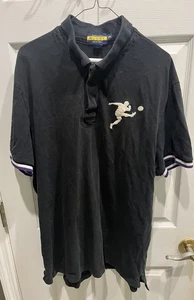 Ralph Lauren Rugby Big Kicker Kurzarm Poloshirt schwarz #11 Gr. XXL Vintage - Bild 1 von 7