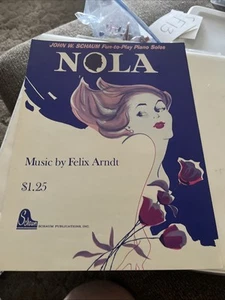 1942 NOLA VINTAGE PIANO SOLO SHEET MUSIC - FELIX ARNDT-JOHN W. SCHAUM - Picture 1 of 6
