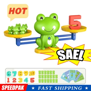 Plastic Frog Balance Scale Children's Toy Puzzle Logic Thinking Training - Picture 1 of 17
