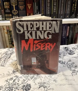 Misery — Stephen King (1987, Hardcover) First Edition/BOMC, Ex-Lib. POOR - Picture 1 of 12