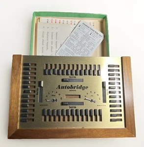 Vtg Autobridge Play Yourself MCM w/ Original Box Guides Scoring Sheets… - Picture 1 of 15
