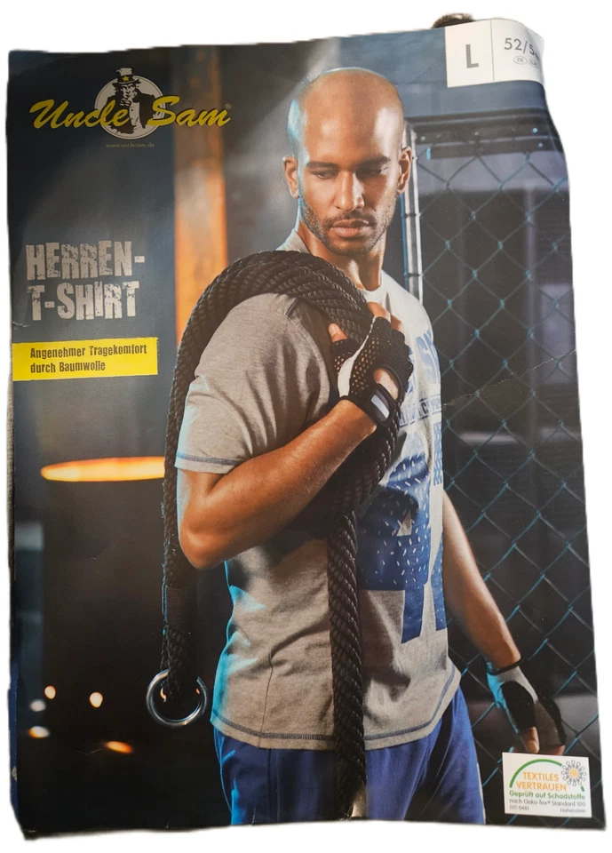 Uncle Sam Herren T-Shirt M L XL XXl Sportshirt Shirt Hemd Kurzarm Fitness Sport