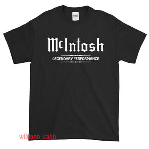 McIntosh Amplifiers Legendary Performance Since 1949 Logo T-shirt États-Unis Taille S-XXL