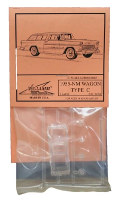 Williams 54700 HO 1:87 1955 Chevy Nomad универсал пластиковый набор запечатанный (делает один) - Изображение 1 из 2