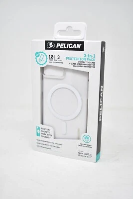 Pelican Protection Pack Clear Magsafe Case + Lens & Screen Protector - iPhone 14 - Image 1 of 2