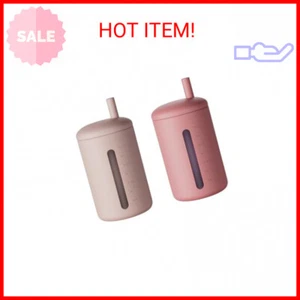 Silicone Straw Cup, 200ml Trainer Cup Toddler Training Straw Cup for Boys and Gi - Picture 1 of 2