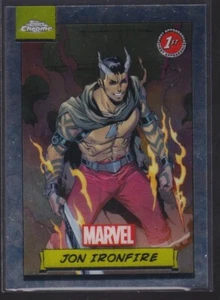 Tarjeta coleccionable Jon Ironfire 42 Topps Marvel cromada 2024 base - Imagen 1 de 3