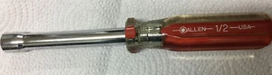 ¡Nuevo! ALLEN TOOLS 1/2" EJE HUECO TUERCA DESTORNILLADOR #57112 - Imagen 1 de 3