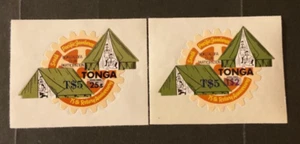 Stamps Tonga Scott #502-3 never hinged - Picture 1 of 1