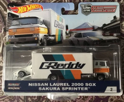 Hot Wheels Car Culture Team Transport #2 Nissan Laurel 2000 SGX Sakura Sprinter Foto 1 de 2