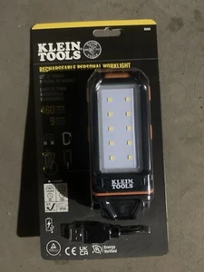 Klein Tools 56403 460lm Rechargeable LED Flashlight - Black/Orange - Picture 1 of 3