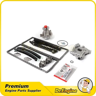 Timing Chain Kit Oil Water Pump Set For 97-02 Ford F-150 F-250 E-250 E-350 5.4L - Изображение 1 из 4