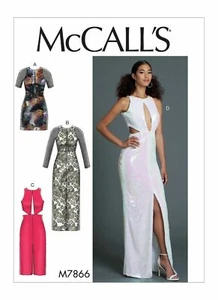 Vestido de noche McCall's Misses #R10045, talla E5 (14-22) - Imagen 1 de 6