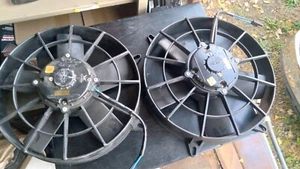 Ventilateur moteur refroidissement à condensateur DCM 12V 4 onglets 12" TA11 S3002 - Photo 1/2