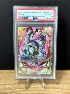Dragon Ball Fusion World Fb05 #120 God Rare Frieza Super Alt Art PSA 10 - Bild 1 von 3