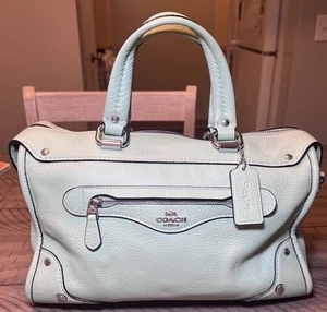 Coach BCE633 Millie borsa a mano in pelle di pistacchio pallido e ciottoli - Foto 1 di 16