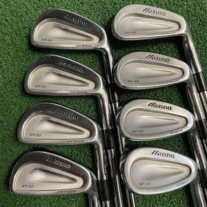 MIZUNO MP-60 HMB IRONS 3-PW +STIFF TRUE TEMPER STEEL SHAFTS +TOUR VELVET GRIPS - Picture 1 of 6