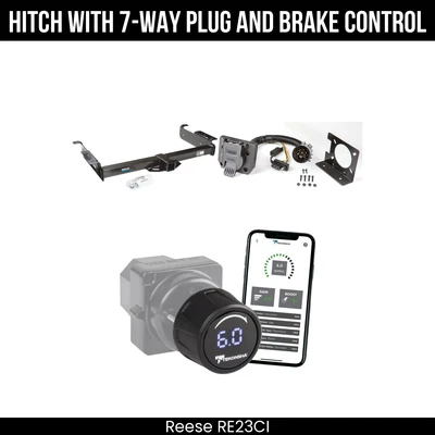 Control de freno de paquete de remolque enganche Reese para Chevrolet Express GMC Savana 99-25 con USCAR Foto 1 de 4