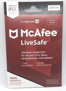 McAfee LiveSafe Unlimited Devices - Picture 1 of 2