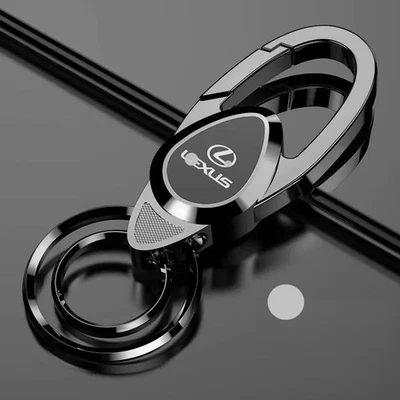 1 brand new premium metal keychain, car keychain, keychain, gun gray, Lexus car Foto 1 de 4