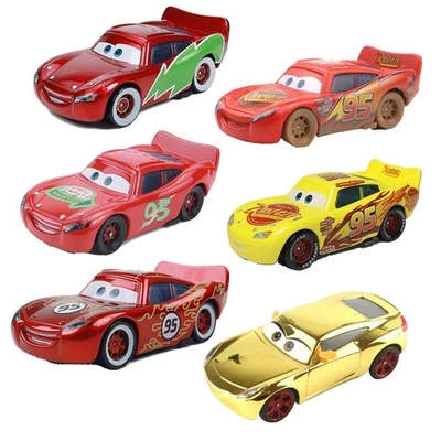 Nuovo modellino auto McQueen Cruz film pressofuso McQueen serie 1:55 Disney Pixar Cars - Immagine 1 di 4