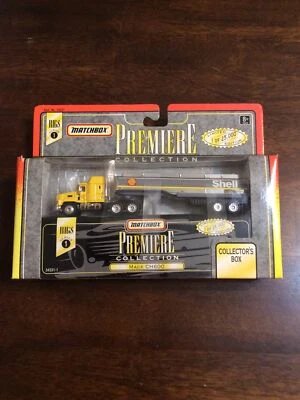 Matchbox Premiere Rigs Series 1 Shell Tanker Truck Mack CH600 - Image 1 of 3