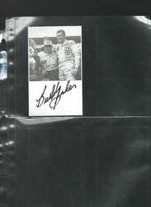 BUDDY BAKER AUTOGRAPHED/SIGNED/AUTO/HAND-SIGNED INDEX CARD 3X5 E - Picture 1 of 1