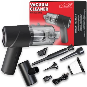 Powerful Car Vacuum Cleaner Wet/Dry Cordless Strong Suction Handheld Cleaning UK - Picture 1 of 7