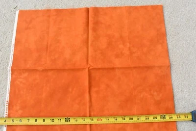 18" Long, Vintage, Marbled-Orange Quilt Cotton, Red Rooster, Ricky Tims, P8881 - Image 1 of 4