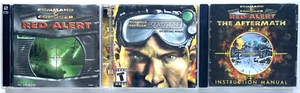 3 VINTAGE COMMAND & CONQUER PC GAMES "RED ALERT" "RENEGADE" & "THE AFTERMATH" - Picture 1 of 2