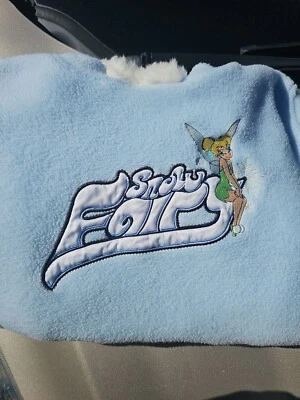 Sudadera Pullover de Colección Disney "Hada de la Nieve" Campanilla Polar Sudadera con Capucha Azul Foto 1 de 4