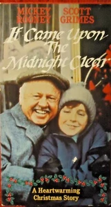 VHS It Came Upon a Midnight Clear Mickey Rooney Scott Grimes Historia de Navidad - Imagen 1 de 2