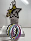 Lot de 5 bracelets en caoutchouc Tokidoki Neon Star