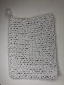 1 X Handmade Crochet 100% Cotton Dish Wash Face Cloth Body Scrub Eco Friendly - Picture 1 of 5