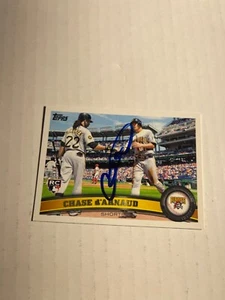 Pittsburgh Pirates CHASE D’ARNAUD Signed Card - Picture 1 of 1