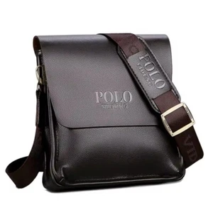 The Leisure Crossbody Bag Polo Videng, Messenger Shoulder Bag Brown - Picture 1 of 6