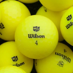 24 Wilson Staff Yellow Assorted Used Golf Balls Near Mint 5A/4A Quality - Picture 1 of 6