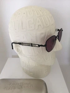 Vintage Jean Paul Gaultier JPG 55-4174 Sunglasses with Adjustable Temples Black - Picture 1 of 12