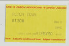 Acton Town 10 - UTS London Underground ticket - London Transport