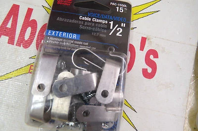 Abrazaderas de cable de voz/datos/vídeo Gardner Bender 1/2" exterior PAC-1550L Foto 1 de 4