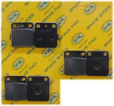 PASTILLAS DE FRENO DELANTERAS Y TRASERAS PARA YAMAHA YFZ 350 Banshee 1990-2001 YFZ350 YFZ350X Foto 1 de 3