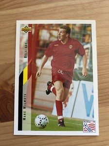 Marc Wilmots Belgium Upper Deck World Cup USA 94 Trading Card 89