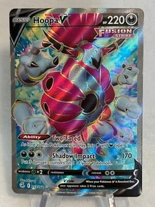Pokemon Hoopa V 253/264 Fusion Strike Sword & Shield Full Art! NP!! - Picture 1 of 6