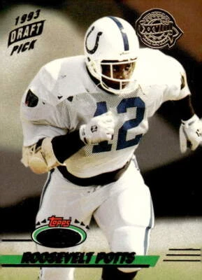 1993 Stadium Club #349 Roosevelt Potts Super Bowl XXVIII Super Teams Exchange - Image 1 of 2