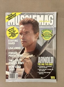 MuscleMag Bodybuilding Magazine / Arnold Schwarzenegger Terminator 2 / 9-91 - Picture 1 of 8