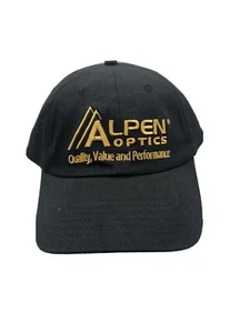 Alpen Optics Hunting Shooting Hat Cap Embroidered Hunter Black Hook And Loop - Picture 1 of 6
