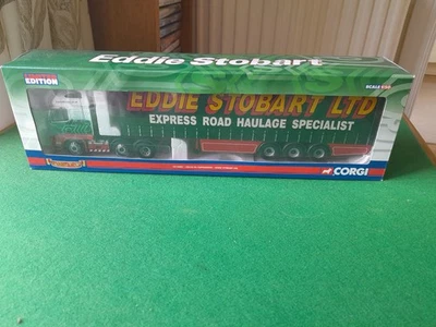 Corgi CC14002 Volvo FH Curtainside  Eddie Stobart Ltd Edition 1:50  With Box - Image 1 of 4