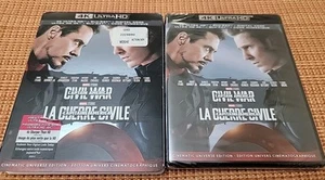 Captain America Civil War (4K Ultra) W/Slipcover Brand New & Sealed Region Free - Picture 1 of 5
